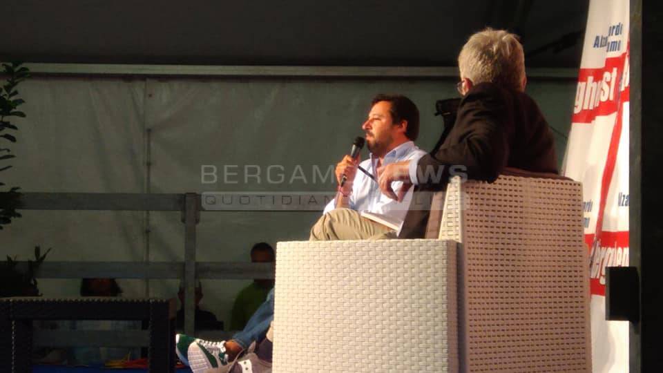 Matteo Salvini chiude la Berghem Fest 2018