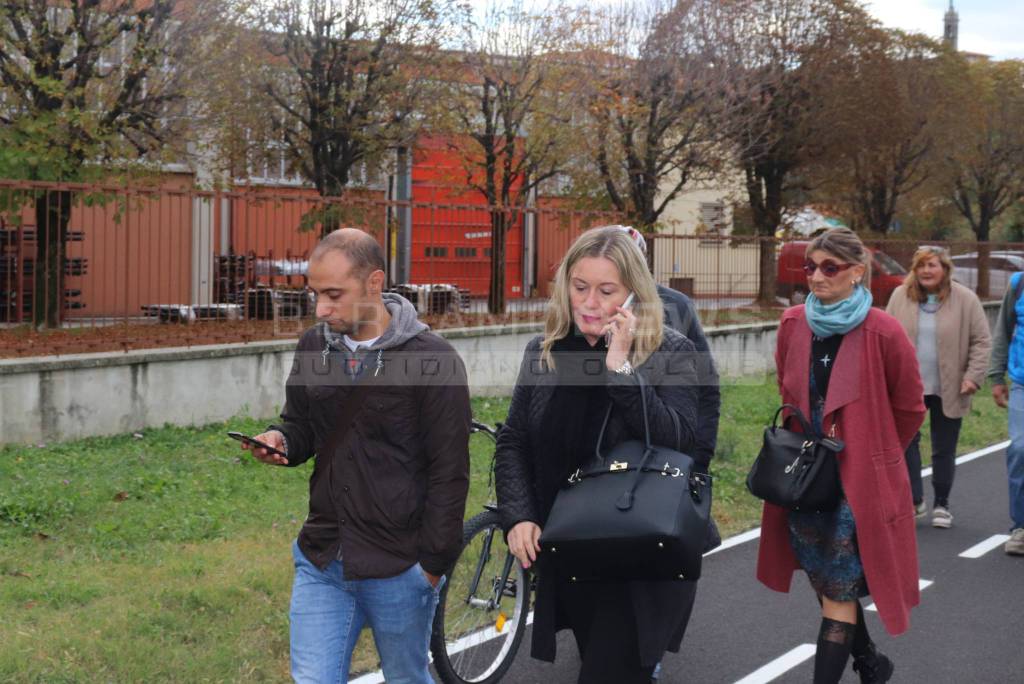 Ciclovia della Valle Brembana, inaugurato il tratto fra Almè e Villa d'Almè