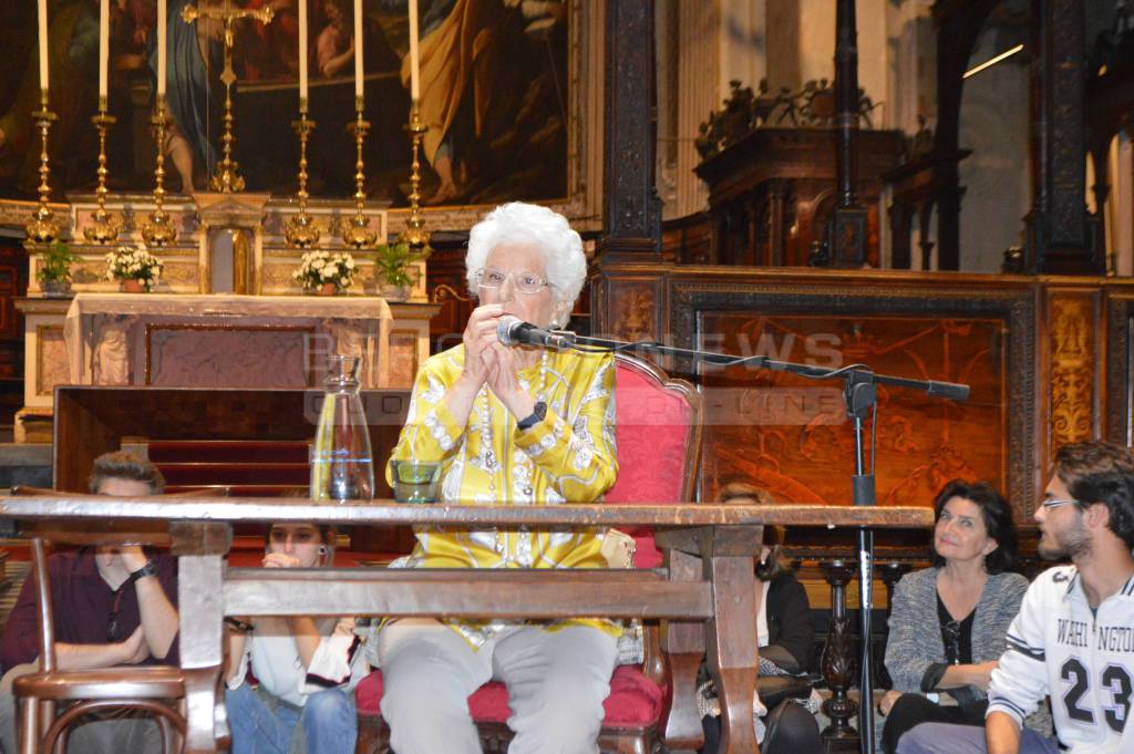 Liliana Segre a Bergamo per Molte fedi sotto lo stesso cielo