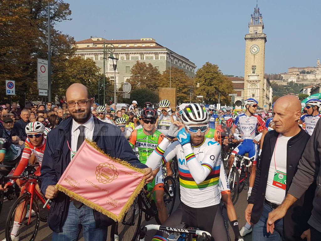 Scatta da Bergamo il Giro di Lombardia