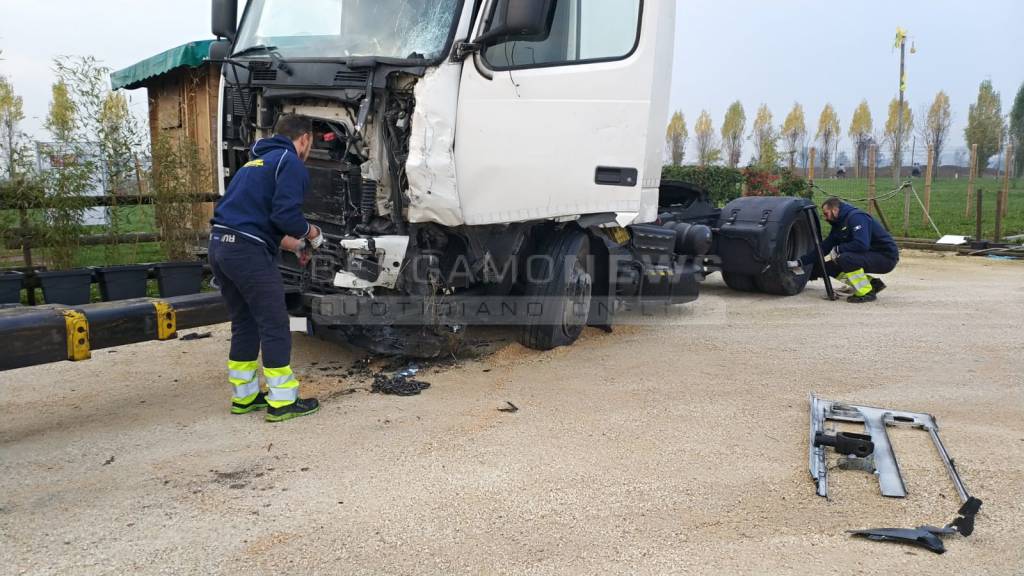 Incidente nella notte a Caravaggio