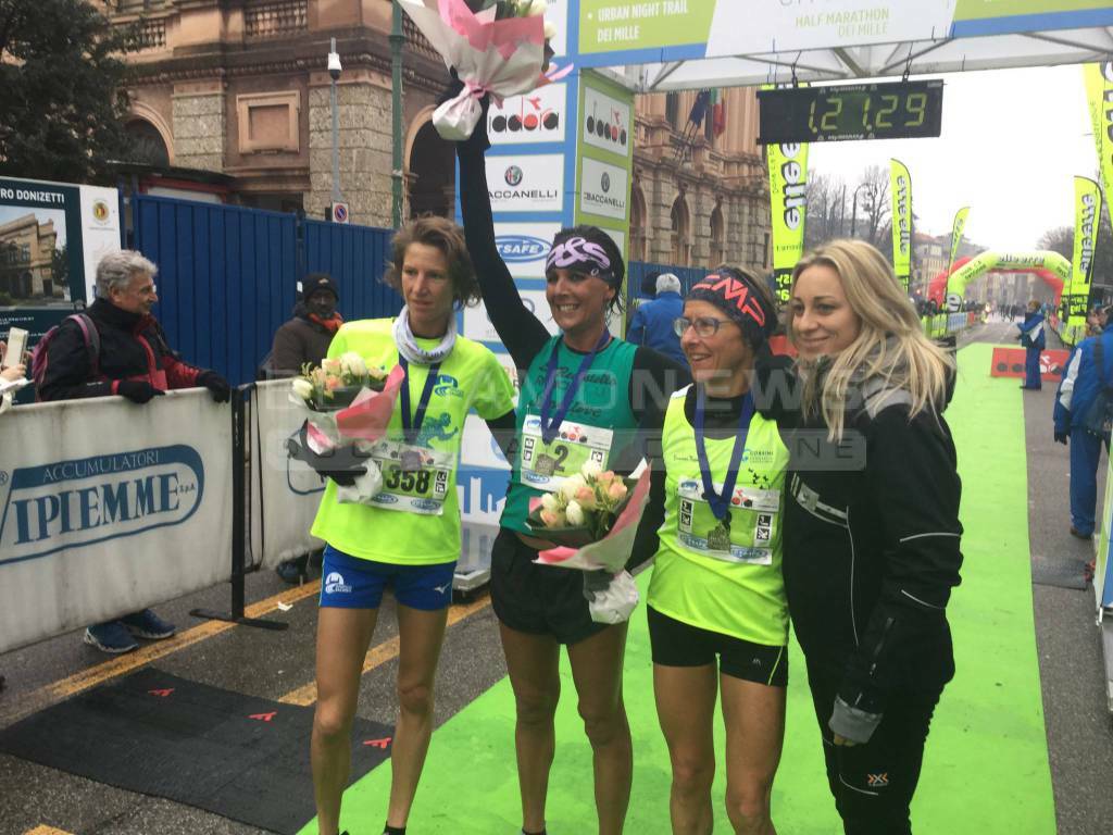 Mezza Maratona dei Mille: sul Sentierone trionfo per Francesco Bona e Eliana Patelli 