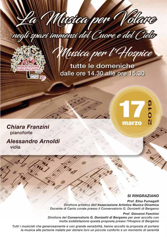 Domeniche in musica all'Hospice di Borgo Palazzo