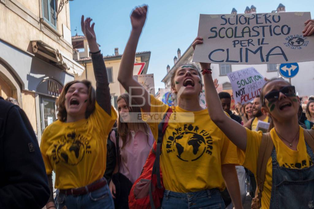I giovani in manifestazione per il clima