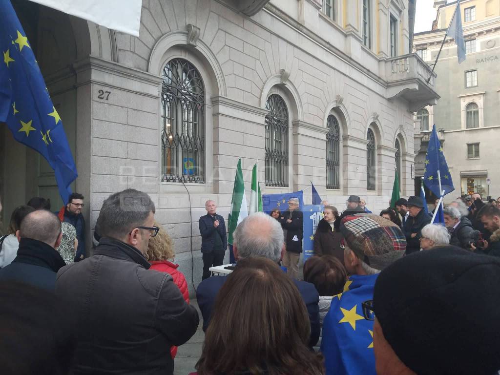 In piazza Matteotti "per un’Europa federale, democratica e solidale"