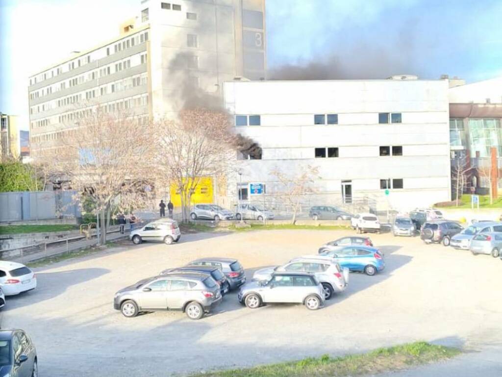 Incendio ospedale seriate