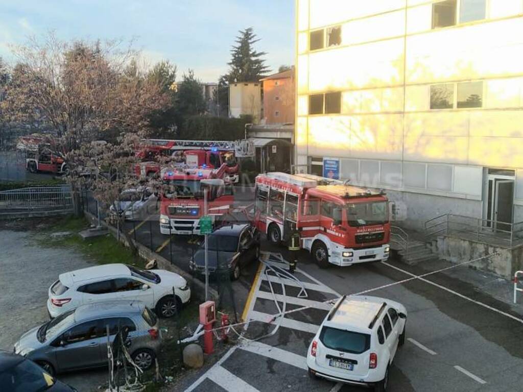 Incendio ospedale Seriate