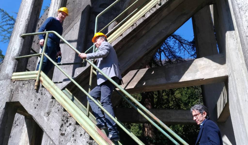 La centrale idroelettirca di Parre