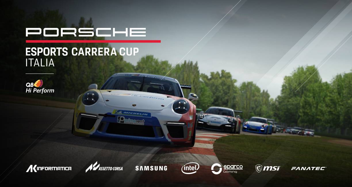 Porsche Esports Carrera Cup Italia, al via la nuova edizione del monomarca virtuale