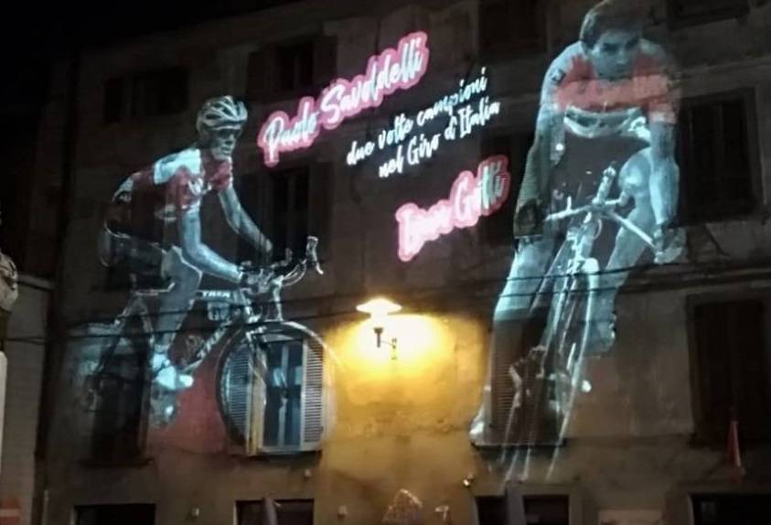 lovere giro d'italia illuminazione