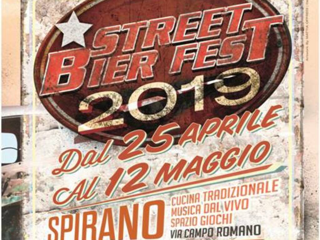 "Street Bier Fest" a Spirano, tra gli ospiti Andy dei Bluevertigo e i Folkstone