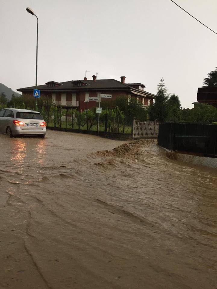 La bomba d'acqua che ha colpito la Bergamasca