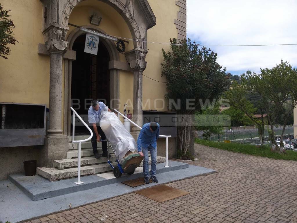 sgombero chiesetta ospedale