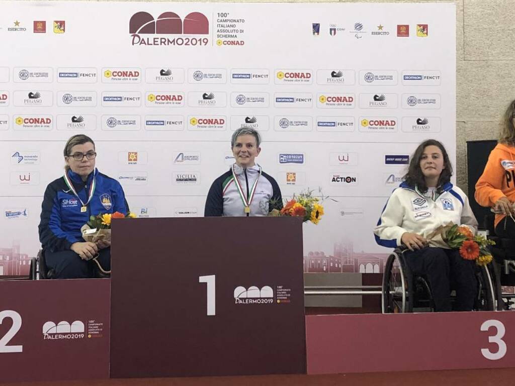 Scherma, Della Vedova campionessa italiana paralimpica