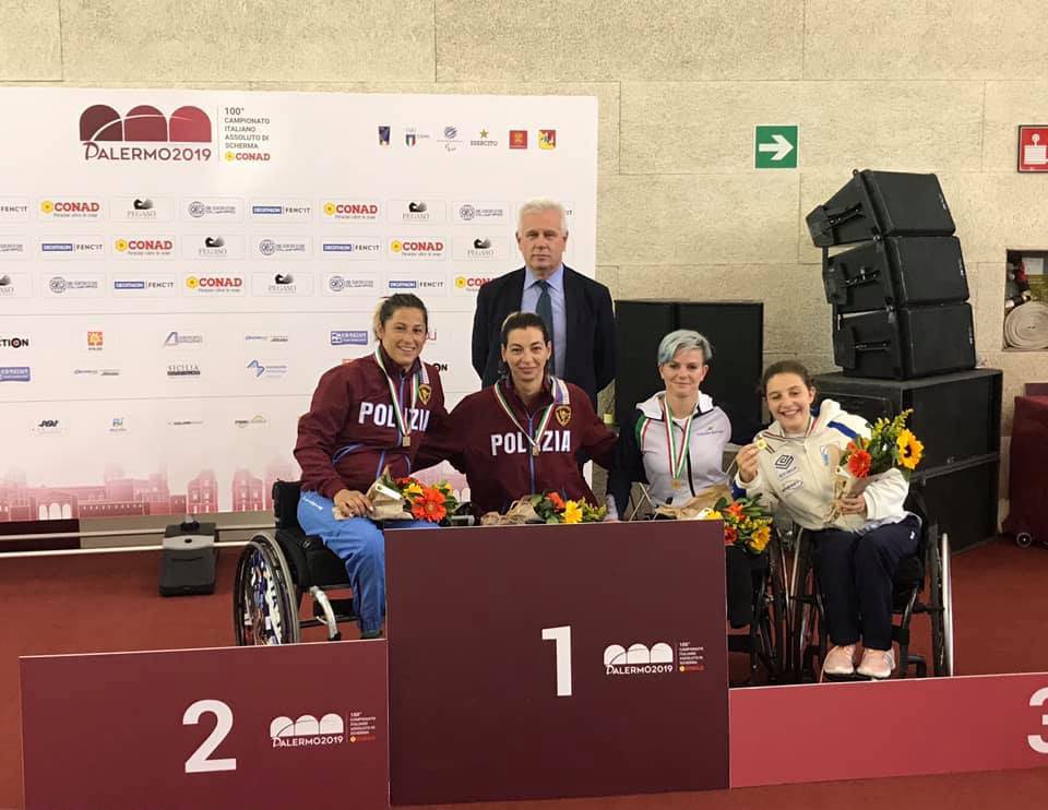 Scherma, Della Vedova campionessa italiana paralimpica