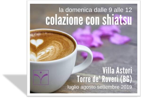 Colazione con shiatsu