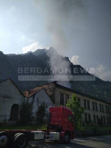 Incendio in ditta a Pontenossa