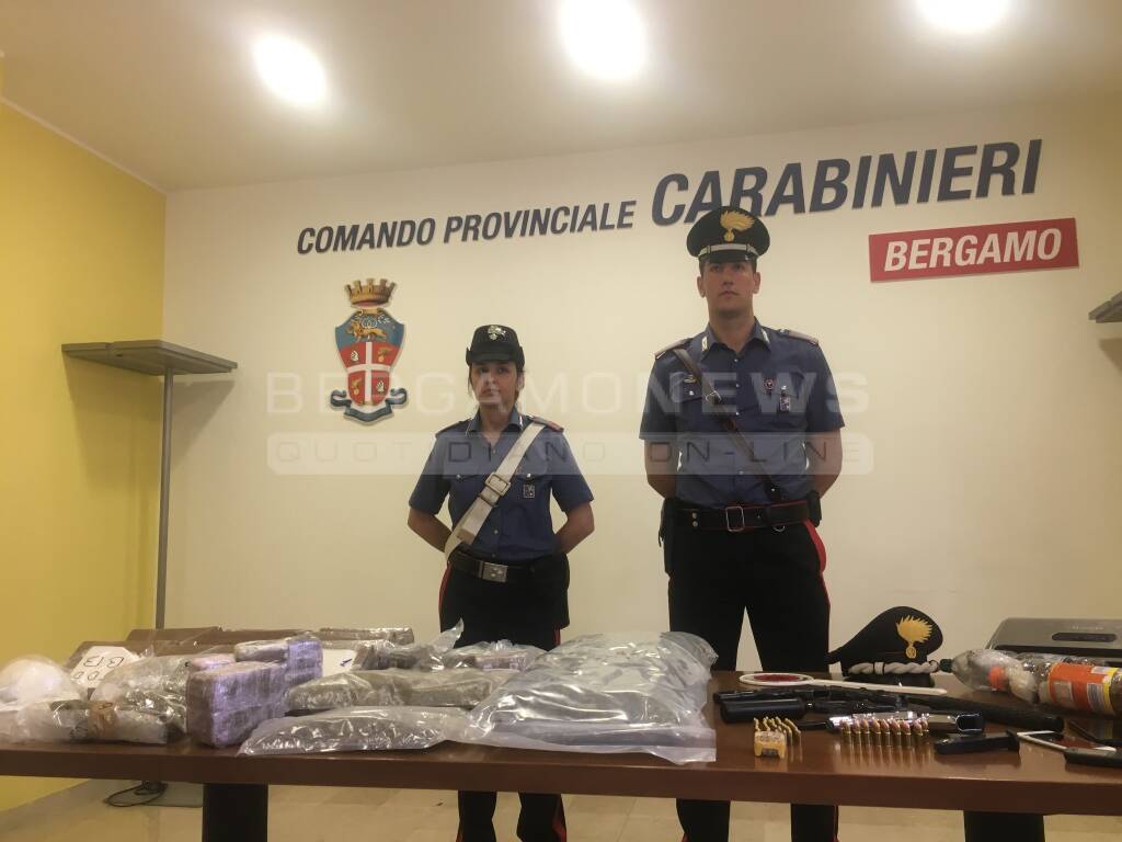 Seriate, sequestrati 31 chili di droga 