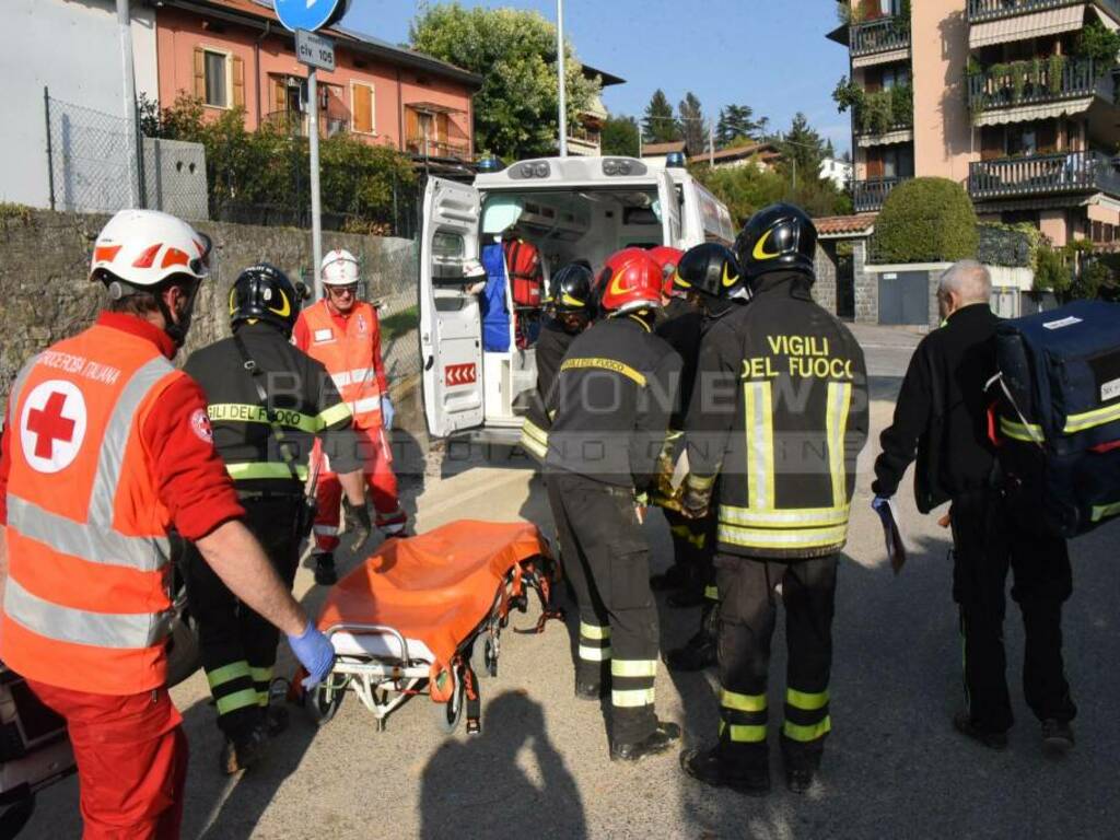 l'infortunio sul lavoro in via Marzanica