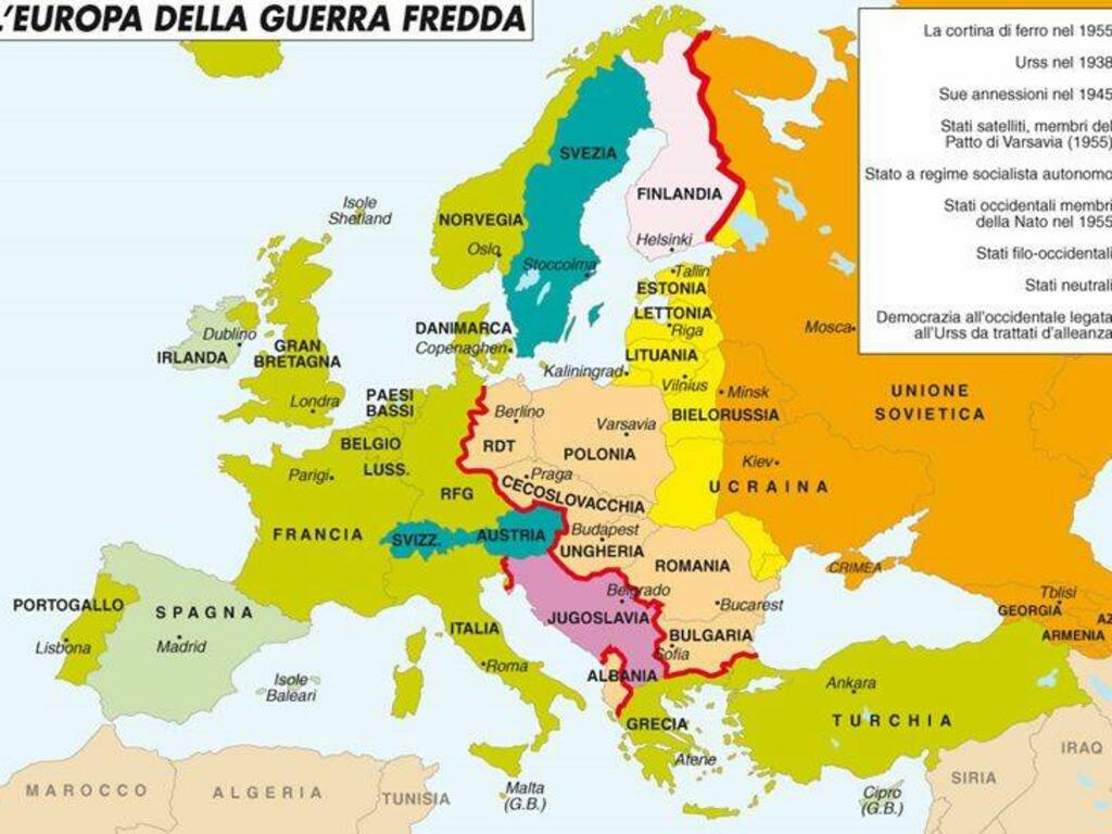 europa guerra fredda