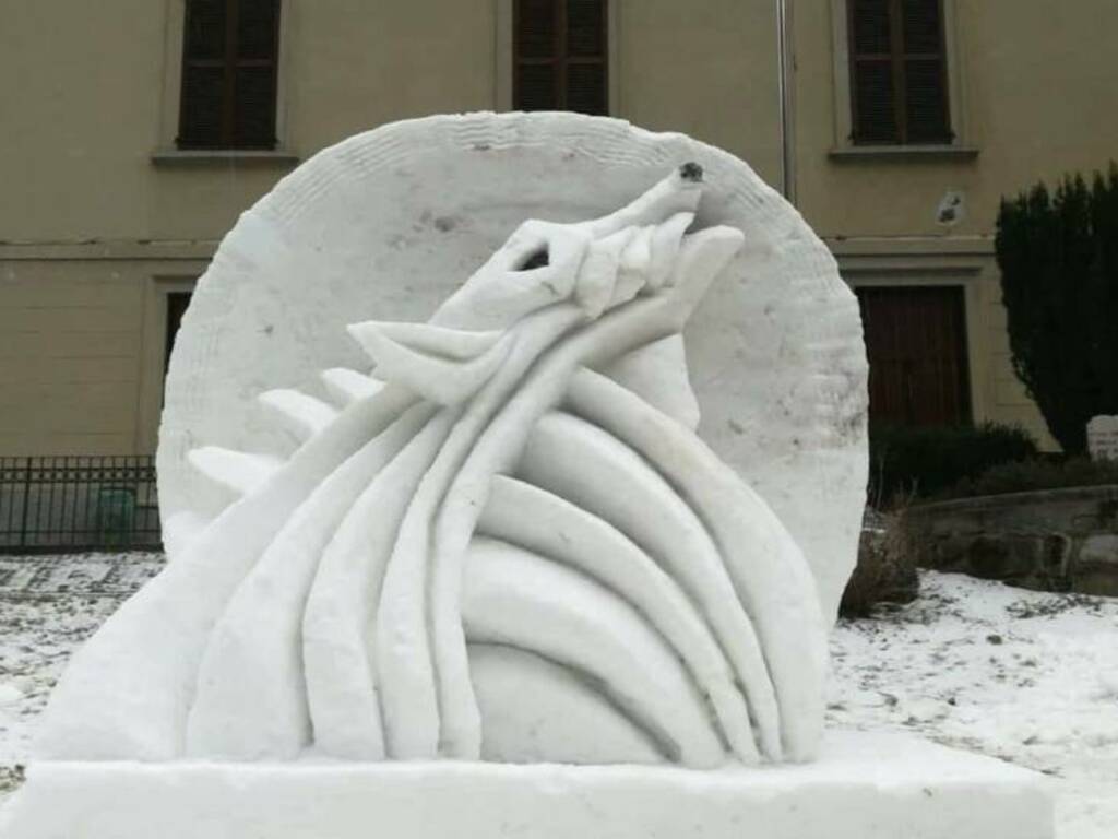 Sculture di neve Valbondione