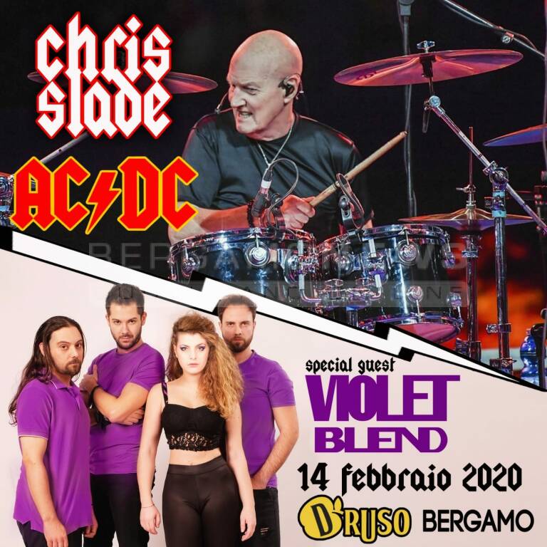 Chris Slade (from AC/DC) & Violet Blend LIVE al Druso (Bergamo)