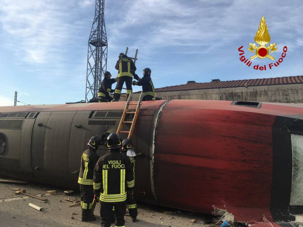 Frecciarossa deragliato a Lodi