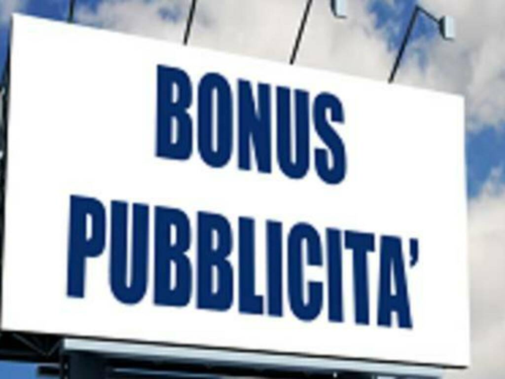 bonus pubblicità