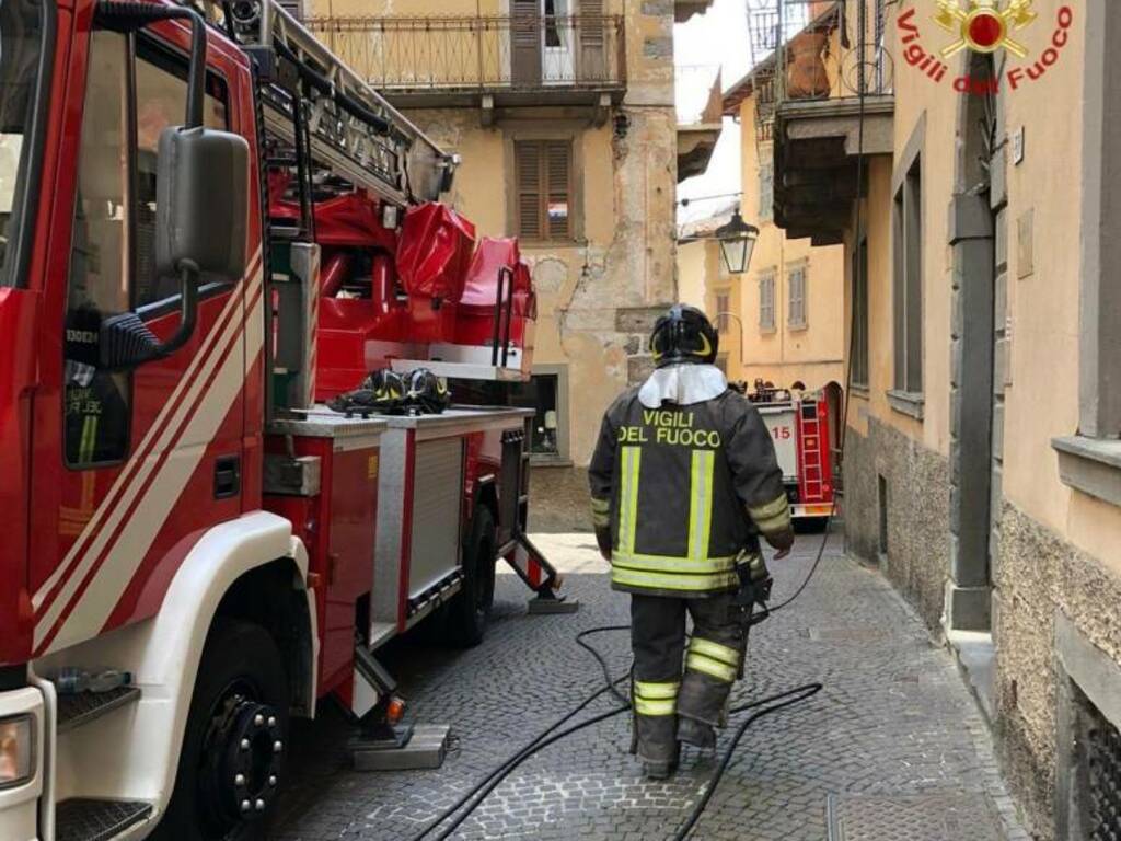 Incendio Clusone