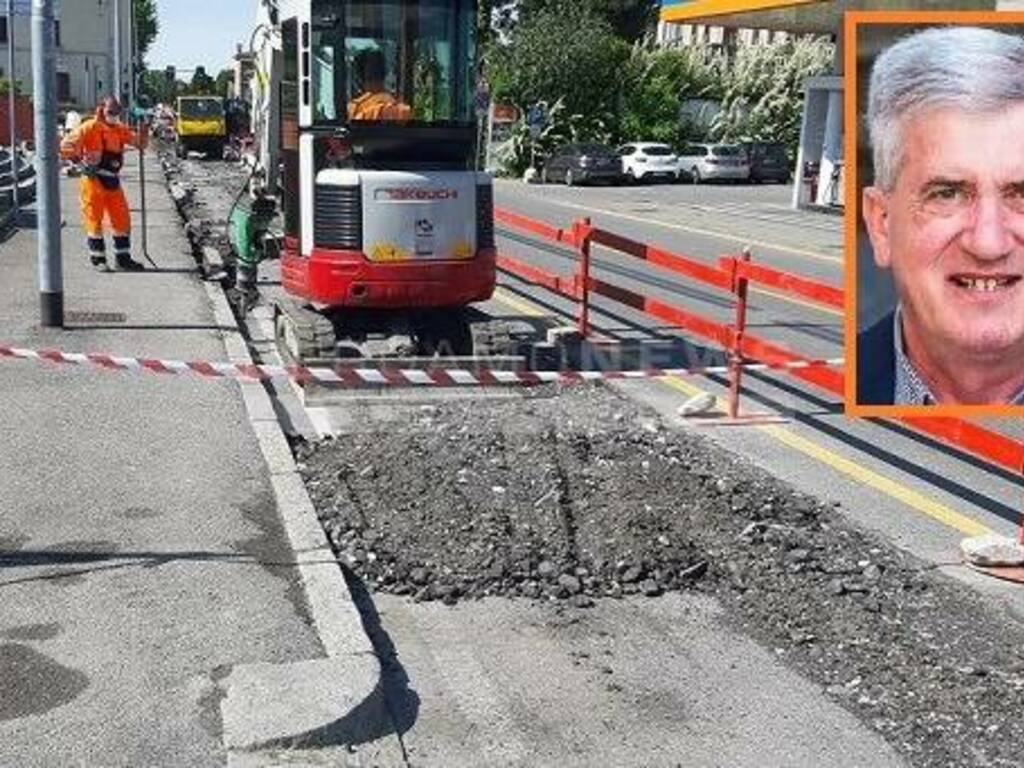 cantiere ciclabile grumello del piano bergamo brembilla