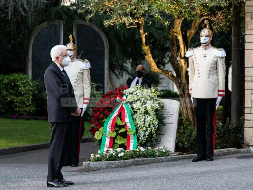 Bergamo, l'arrivo di Mattarella per il ricordo delle vittime Covid