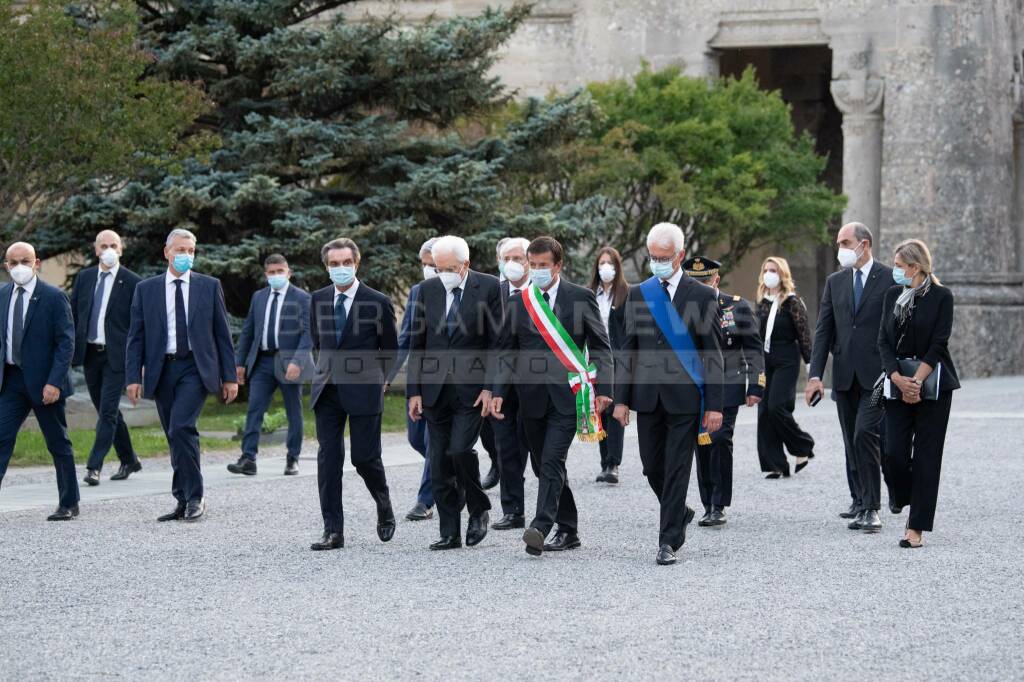 Bergamo, l'arrivo di Mattarella per il ricordo delle vittime Covid