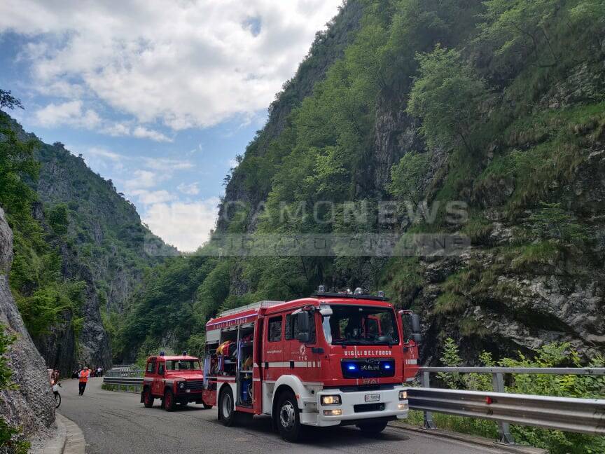 Incidente a San Giovanni Bianco - foto di Marco Zonca