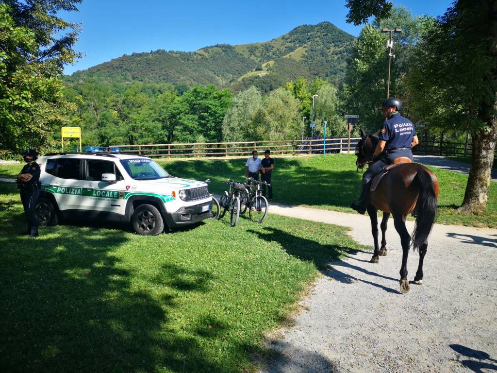 Polizia dell'Unione, in Val Seriana controlli anche a cavallo