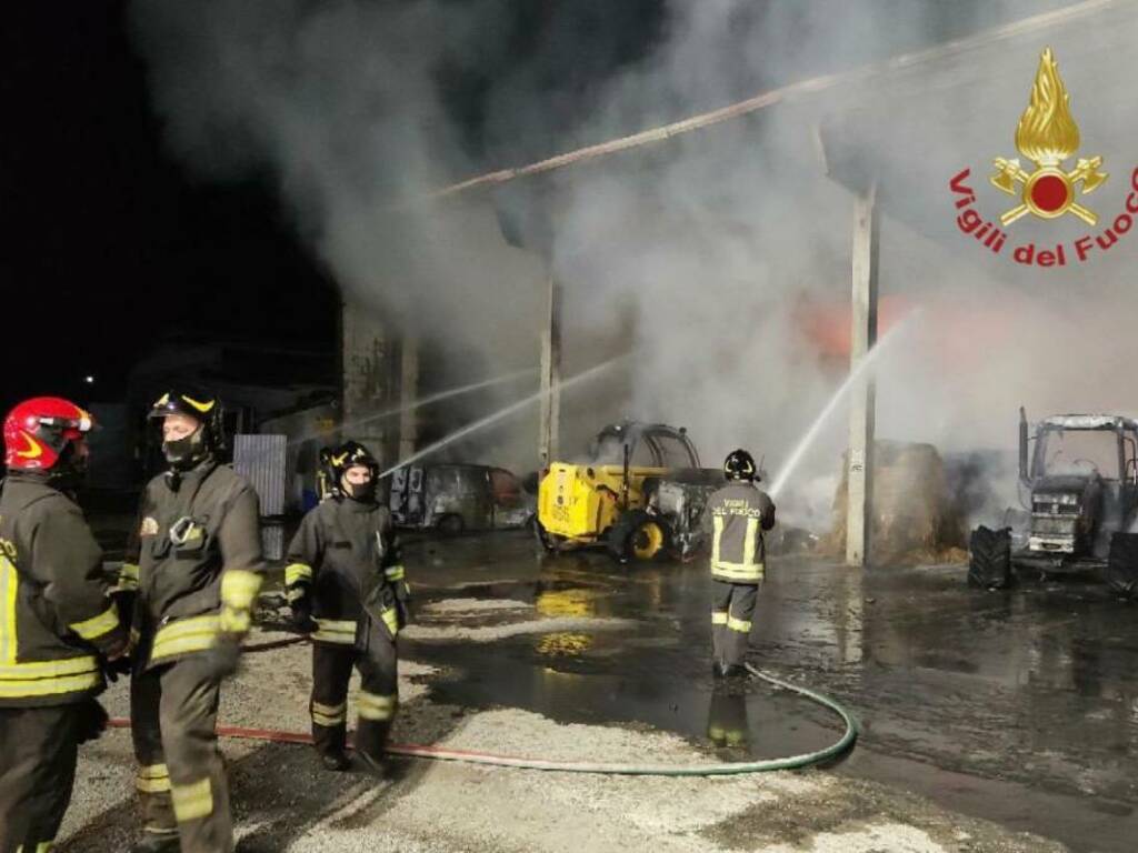 vigili del fuoco incendio