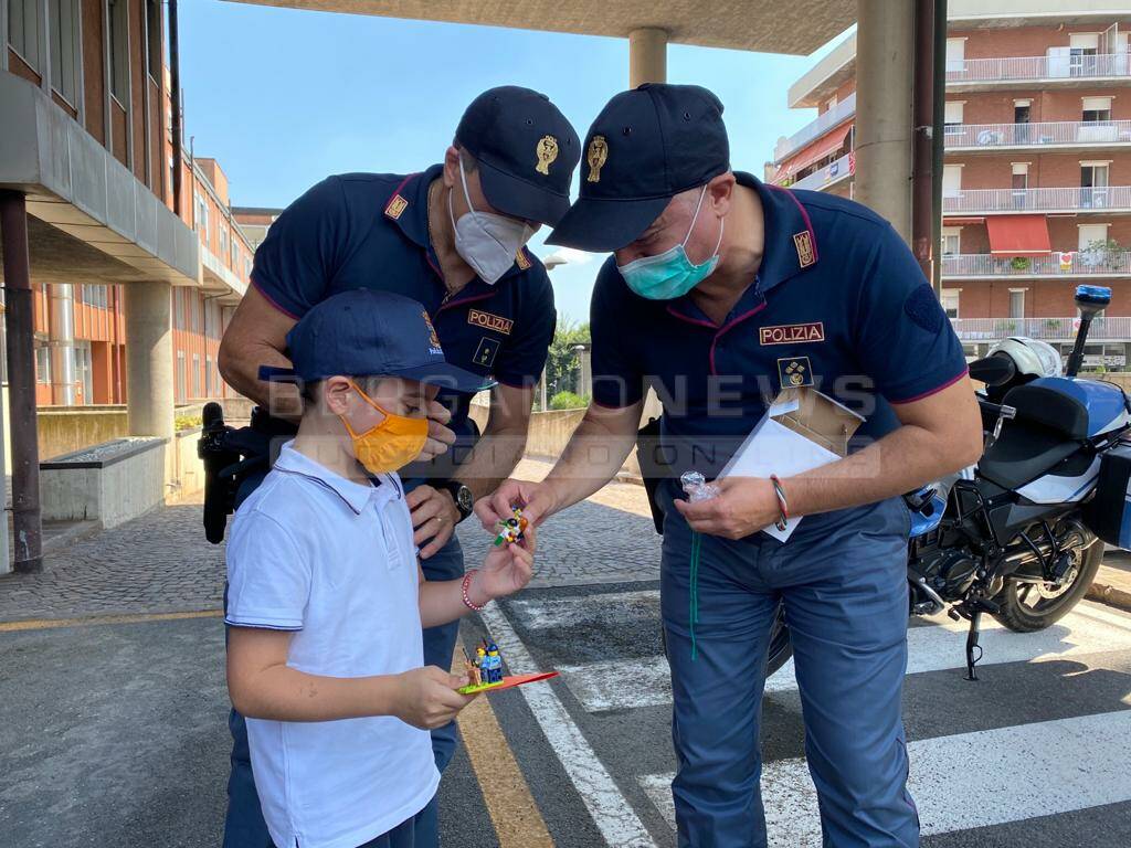 Enzo, poliziotto per un giorno