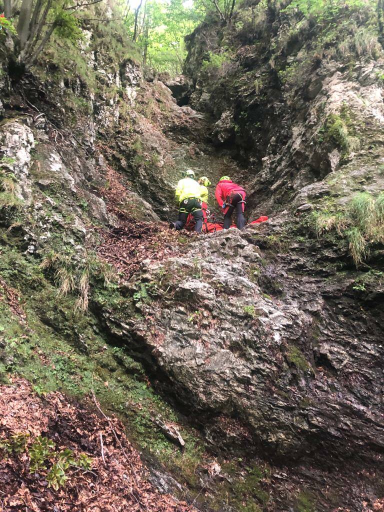 Soccorso in Val Taleggio