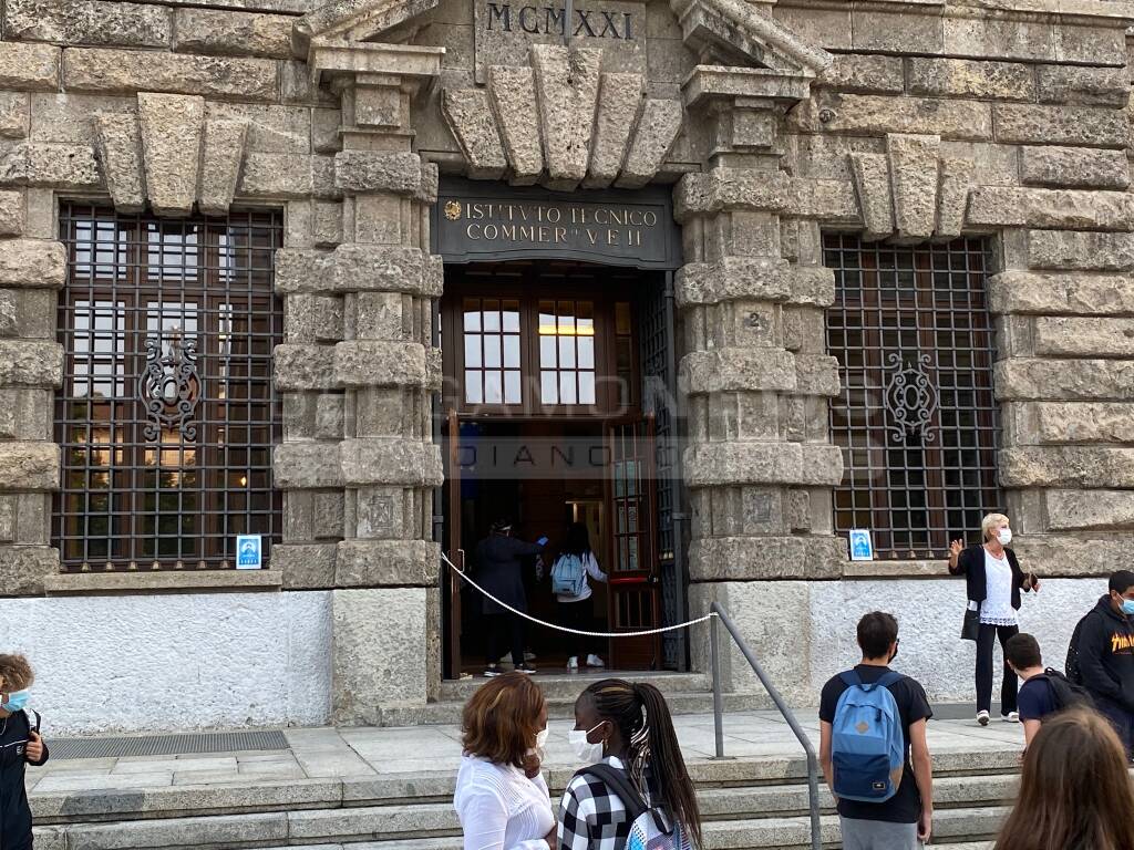 Primo giorno di scuola a Bergamo