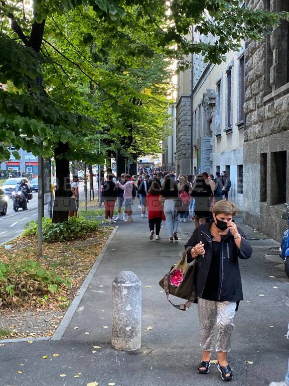 Primo giorno di scuola a Bergamo