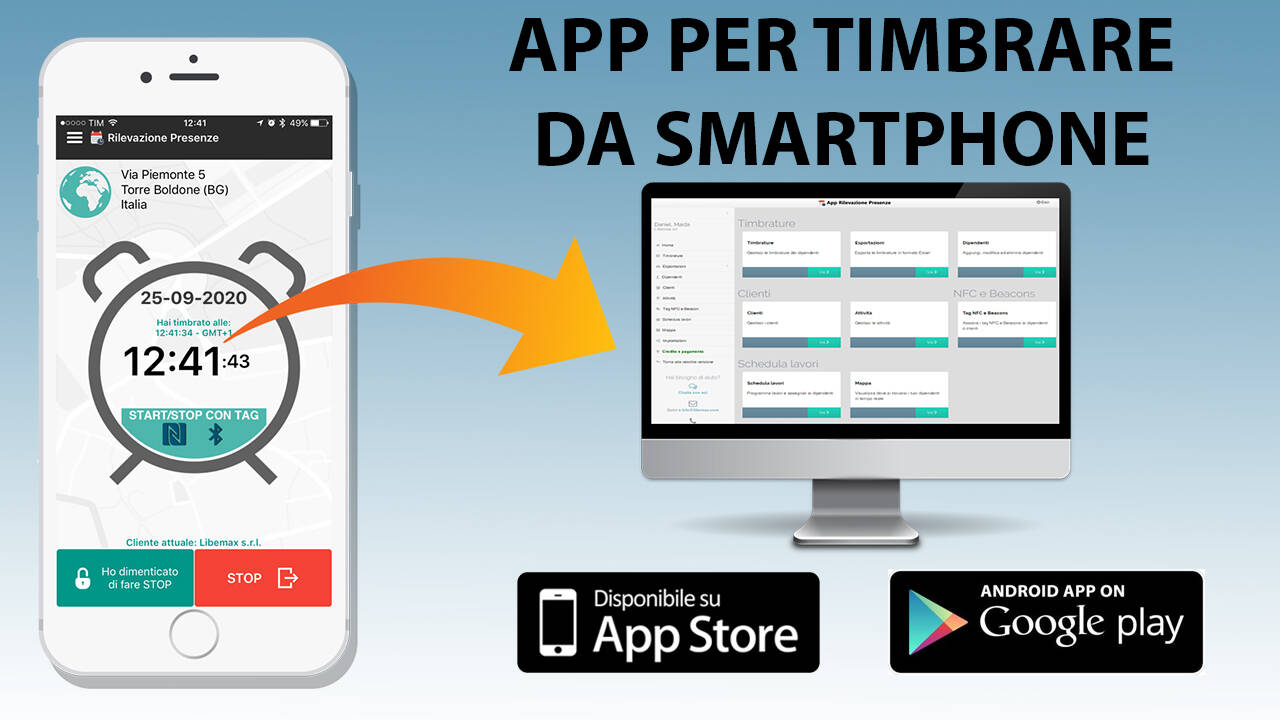 L'App Rilevazione Presenze per la gestione del dipendenti