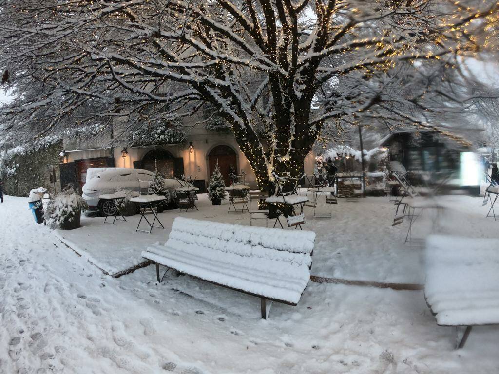 28 dicembre, nevicata a Bergamo