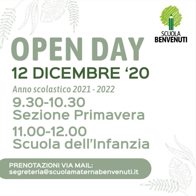 Alla Scuola Benvenuti open day per conoscere gli spazi e la didattica “in natura”