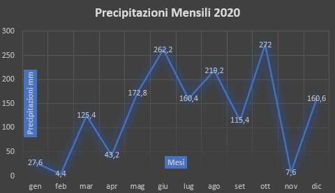 dati precipitazioni 2020