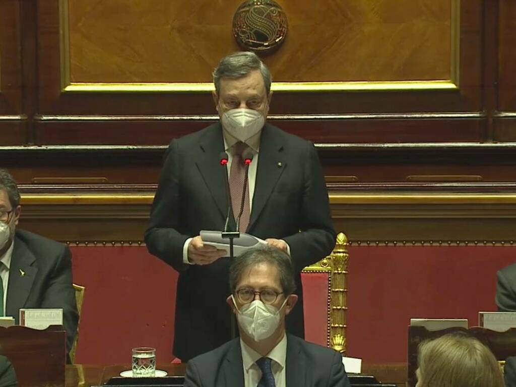 draghi al senato