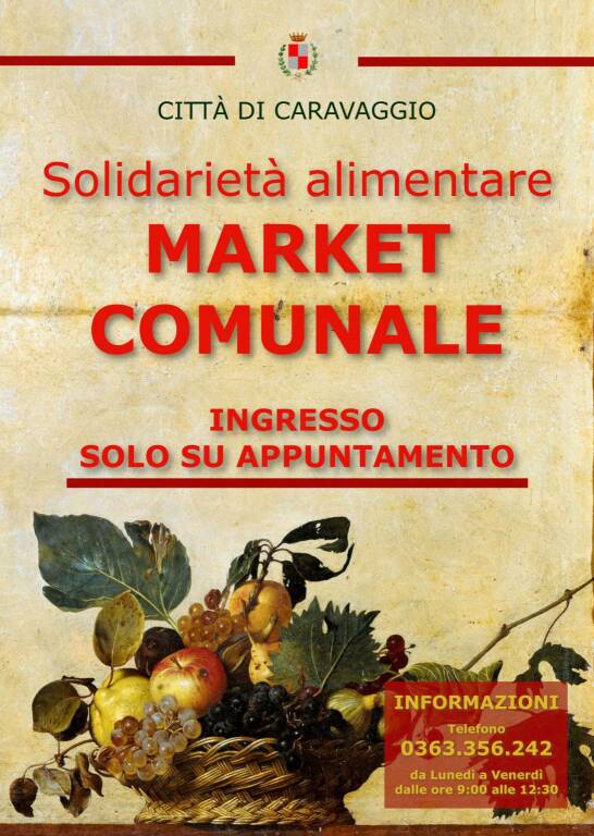 market solidale caravaggio