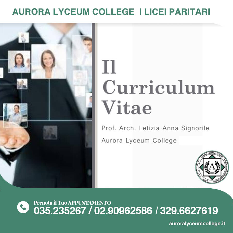 Licei Paritari Aurora Lyceum College, la sinergia tra scuola e lavoro