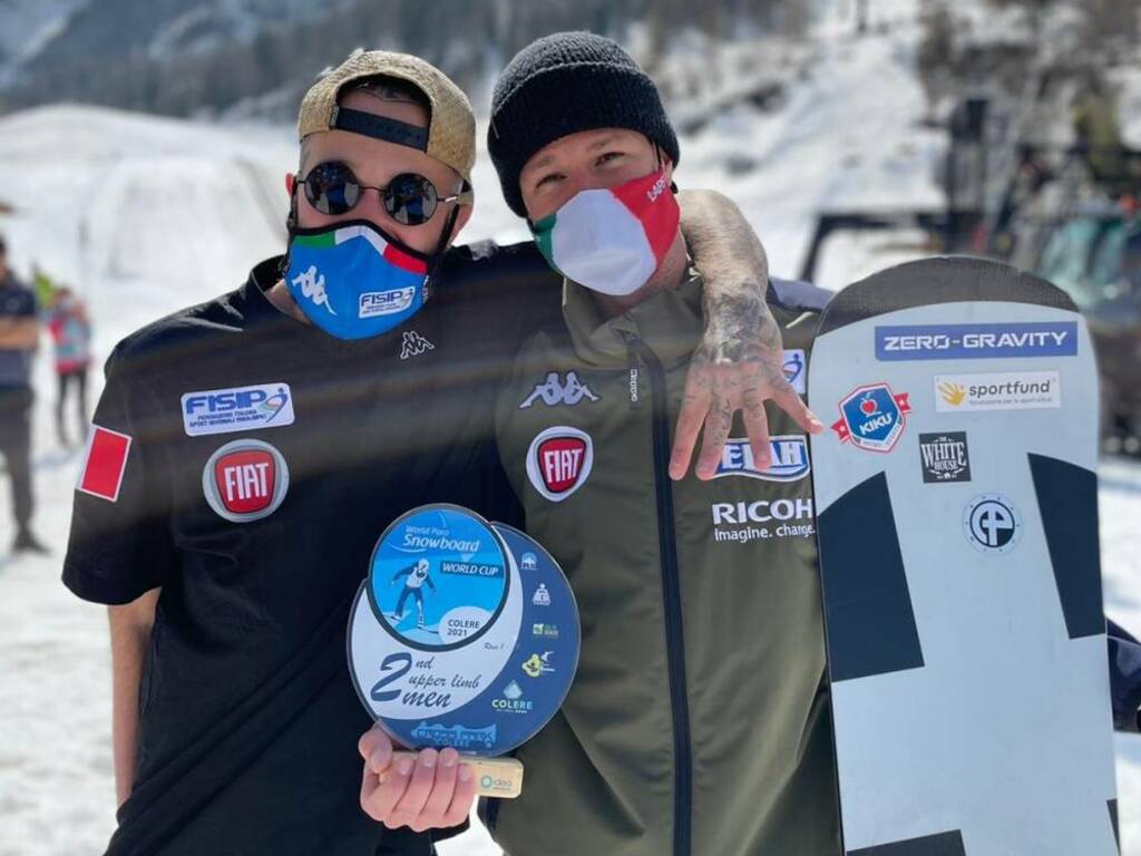 Jacopo Luchini e Riccardo Cardani - Coppa del Mondo Para Snowboard 2021