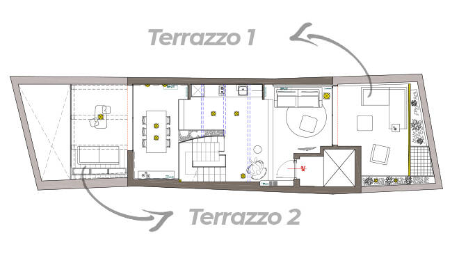 Outdoor: la terrazza di Laboratorio Italiano Design