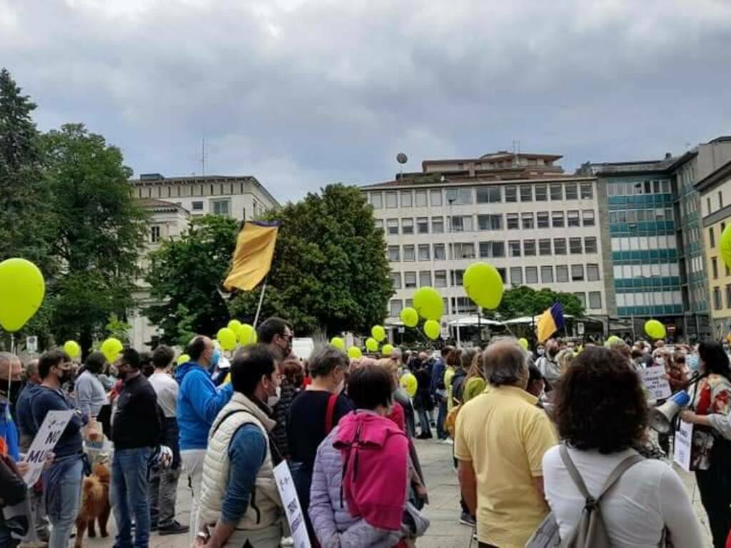 Manifestazione Treno per Orio