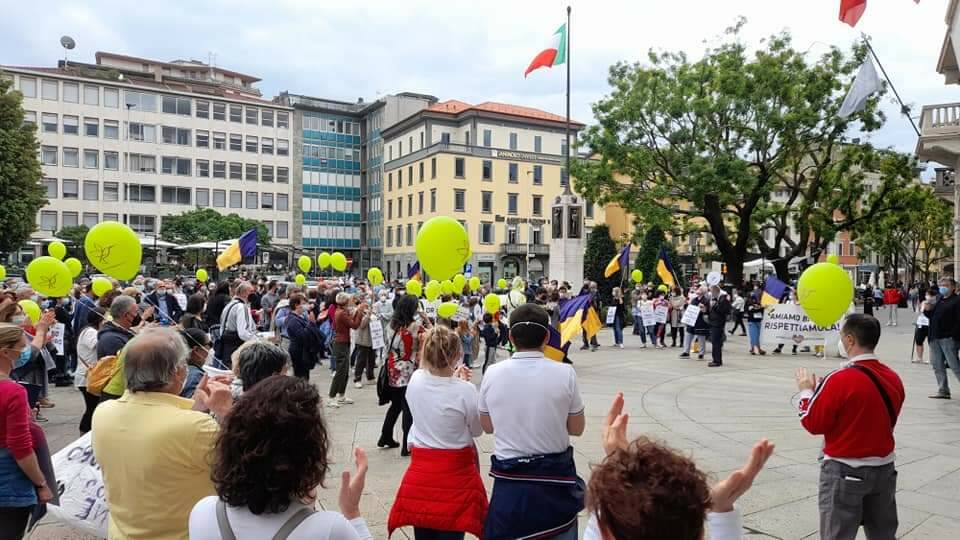 Manifestazione Treno per Orio